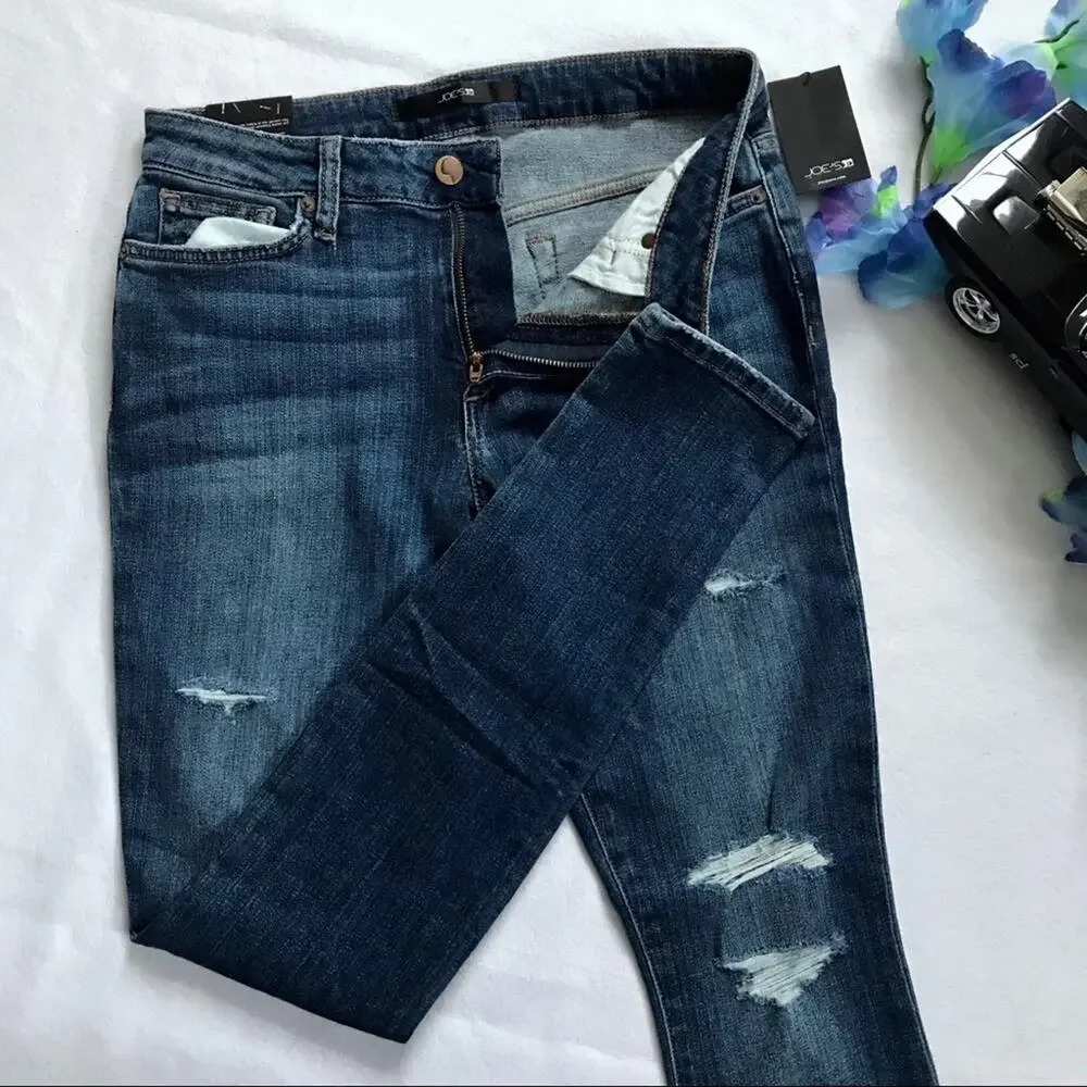 Joe's Jeans NWT Beckett Distressed Skinny Ankle Jeans Women 27 - Picture 4 of 10